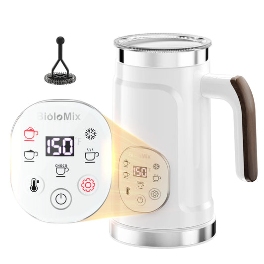 5-in-1 Milk Frother with Upgraded LED Display
