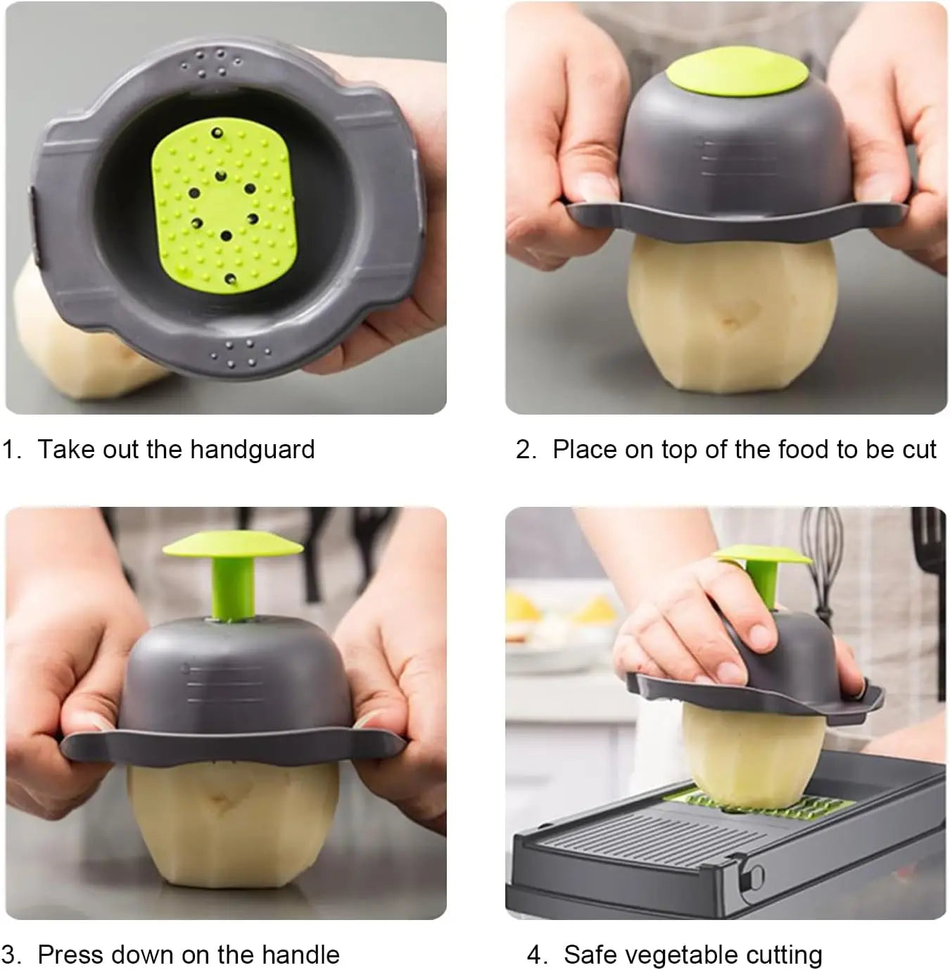 16-in-1 Kitchen Slicer with Cleaver Blade