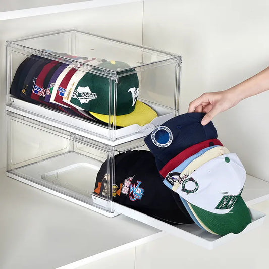 2 Pack Hat Organizer with Drawer